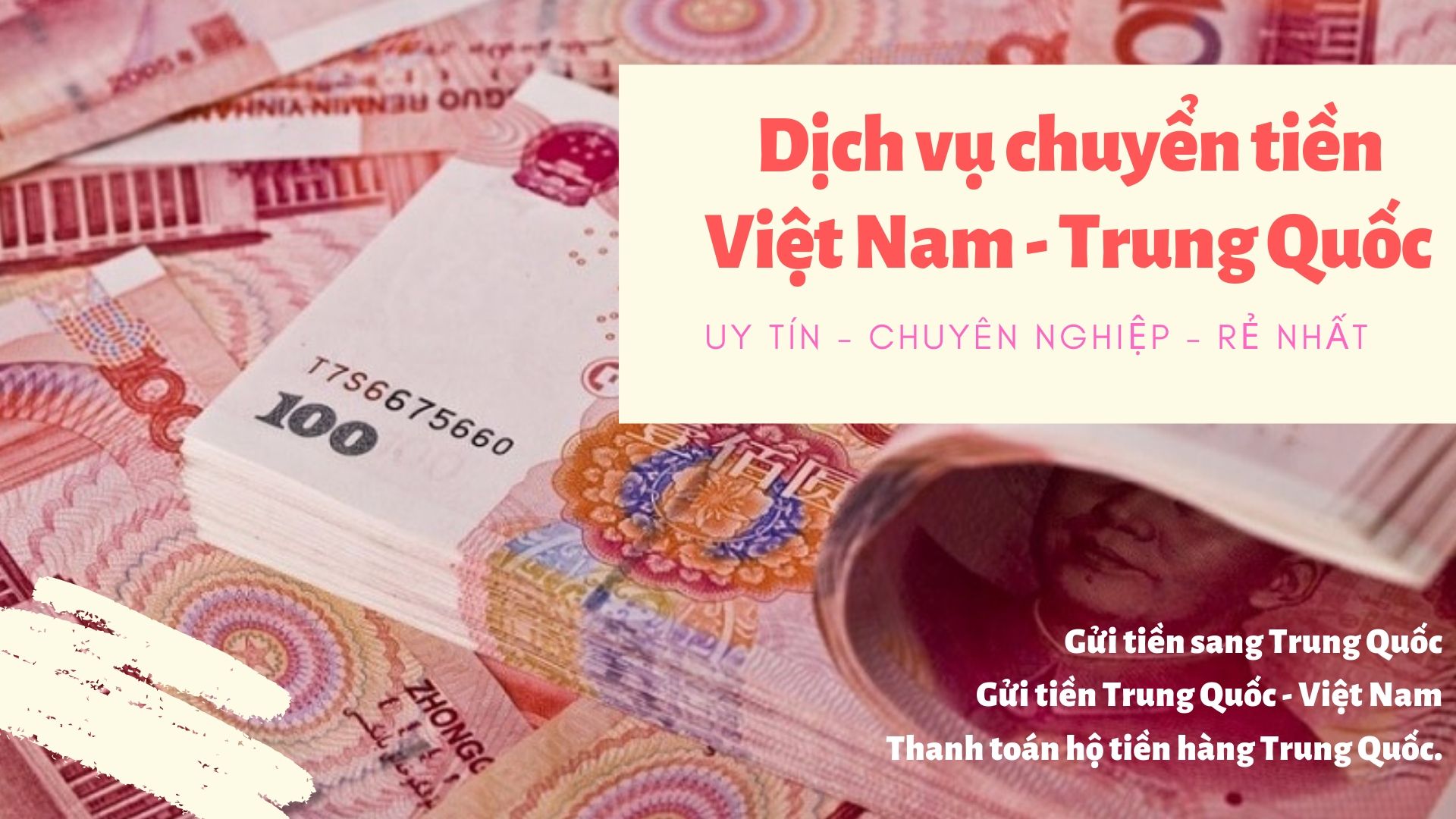 Dịch vụ chuyển tiền Việt Nam - Trung Quốc 